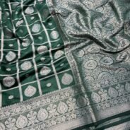 KashiFab Soft silk sarees with gharchola weave online - Banaras / Varanasi silk saree - view 8