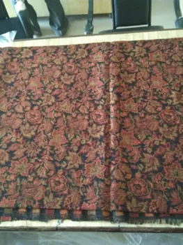 KashiFab soft weave stole Rust floral weave online - KF scarf SC60