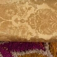 KashiFab Tehra Brocade Champagne colour option