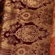 KashiFab Tehra Brocade Peach colour option