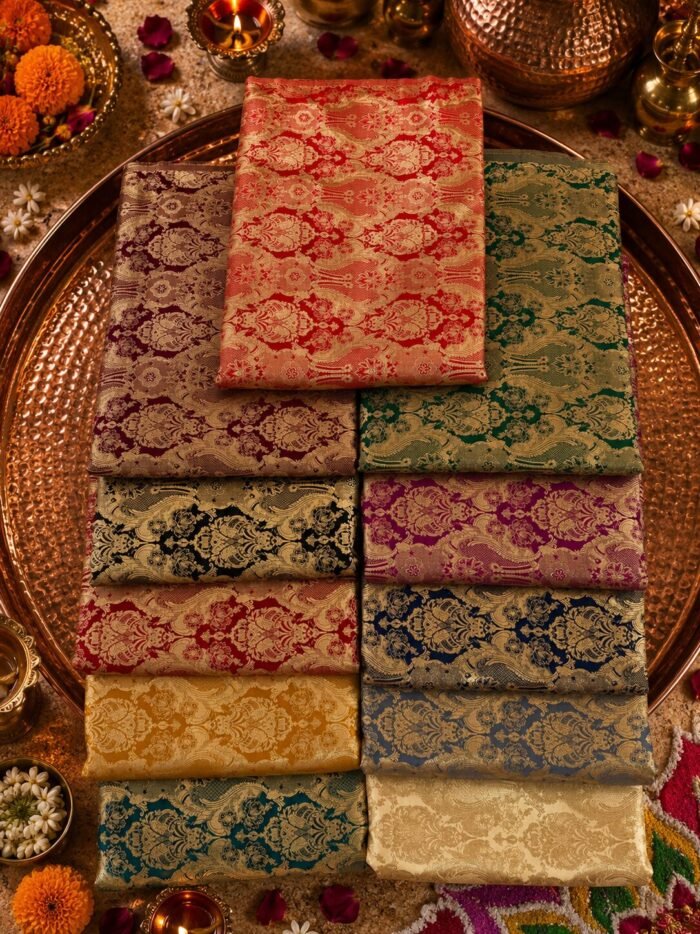 KashiFab Tehra Brocade KashiFab Tehra Brocade online - authentic Varanasi weave