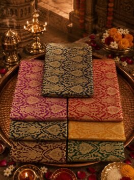 KashiFab Tehra Brocade online - authentic Varanasi weave