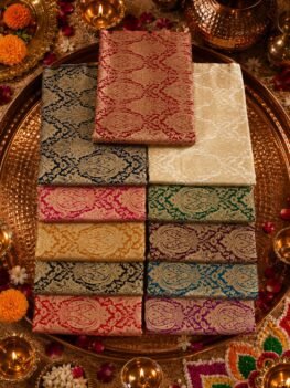 KashiFab Tehra Brocade KashiFab Tehra Brocade online - authentic Varanasi weave