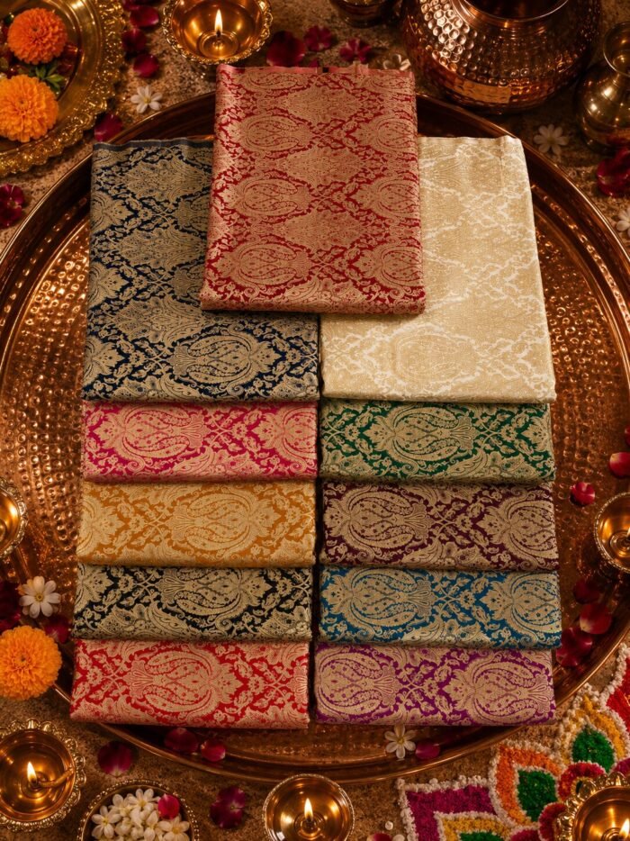 KashiFab Tehra Brocade KashiFab Tehra Brocade online - authentic Varanasi weave