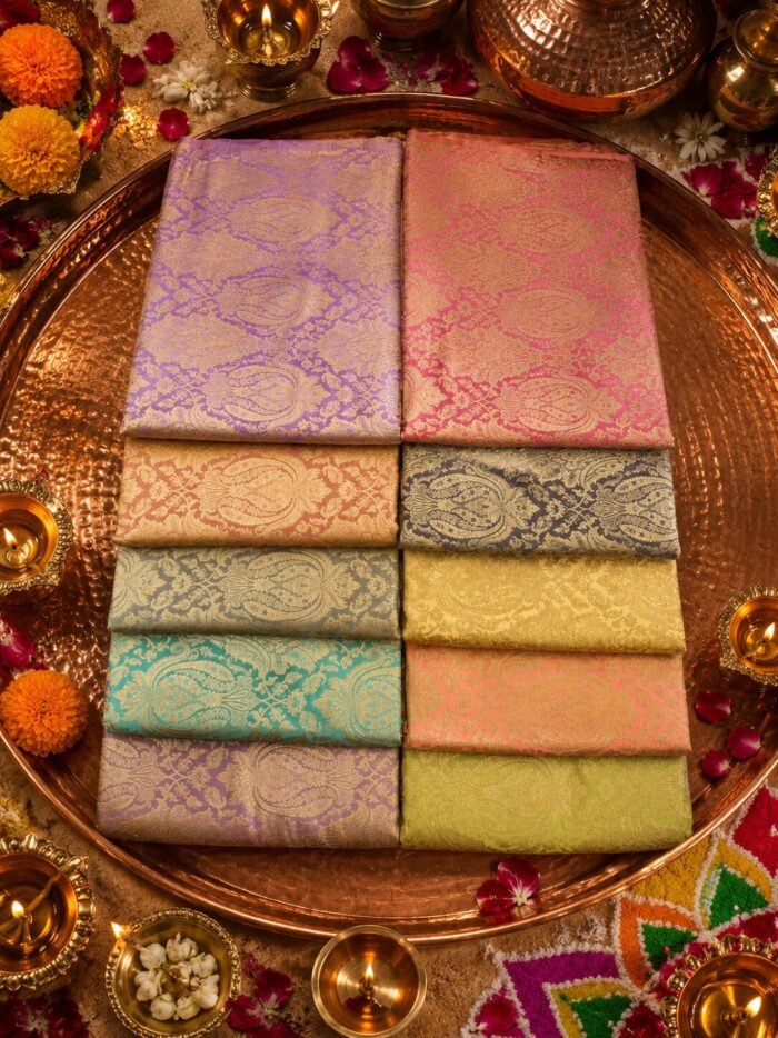 KashiFab Tehra Brocade KashiFab Tehra Brocade online - authentic Varanasi weave