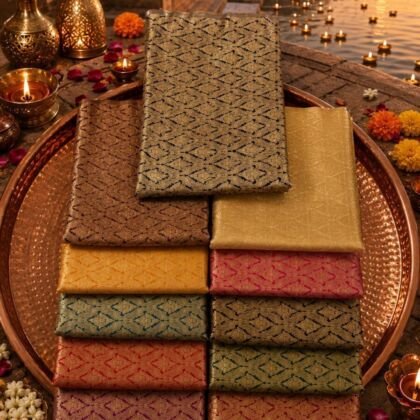 KashiFab Tehra Brocade online - authentic Varanasi weave