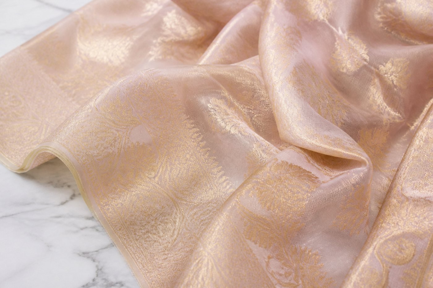 Tissue and soft silk fabric from Varanasi - KashiFab