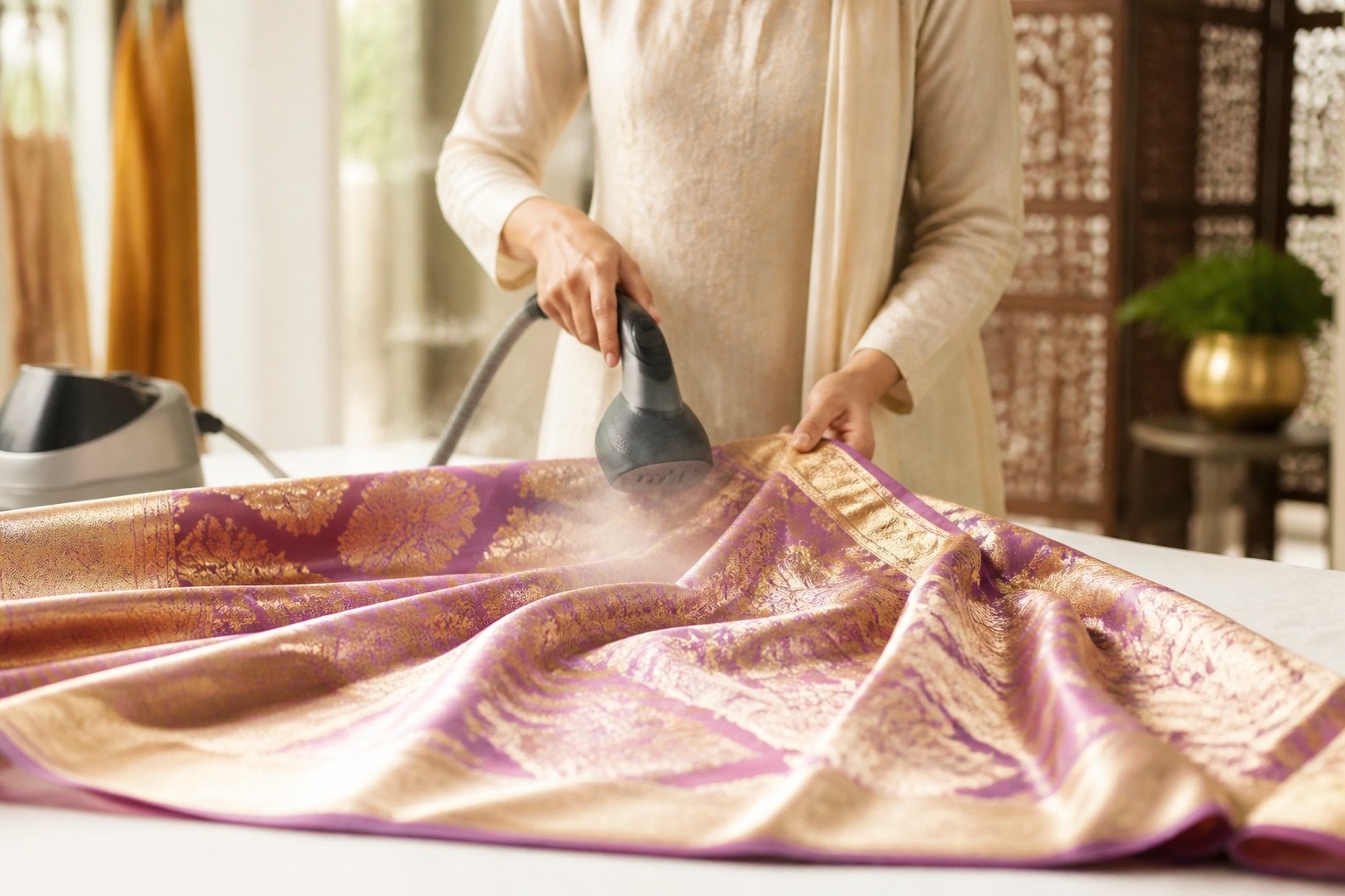 KashiFab Washing vs Dry Cleaning Banarasi Silk