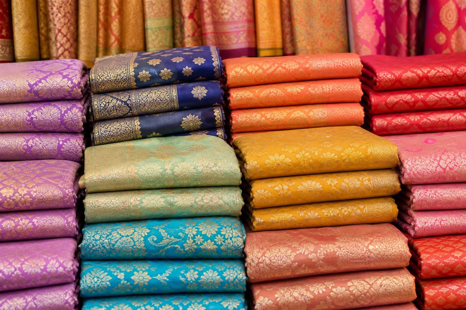 KashiFab Wholesale Banarasi Silk Fabric detail