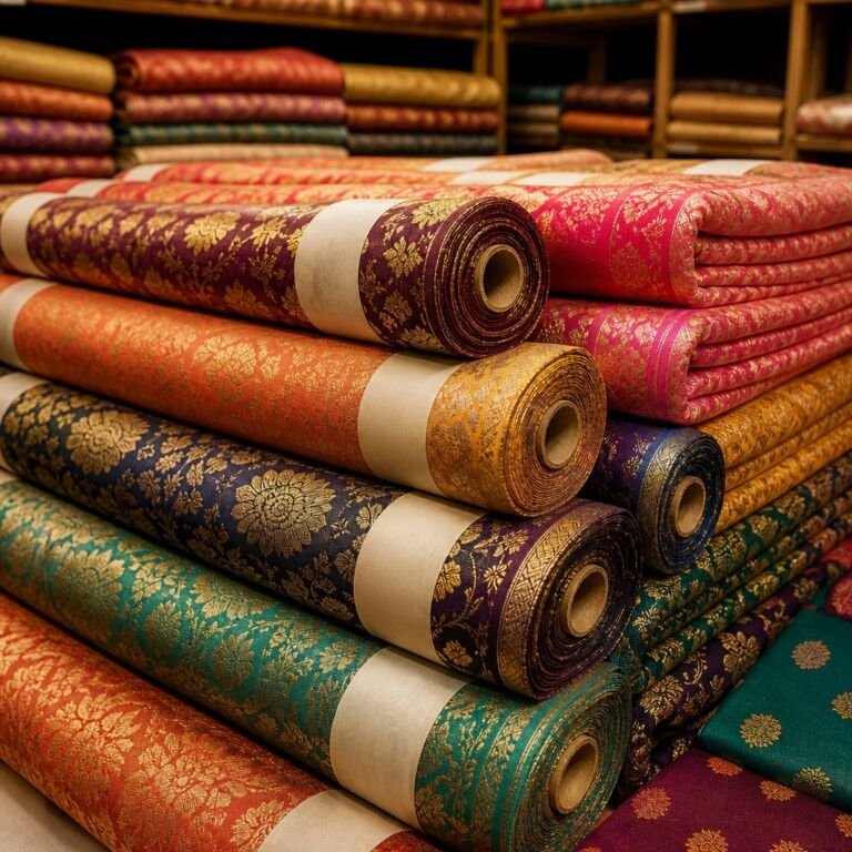 KashiFab Wholesale Banarasi Silk Fabric - Banaras silk fabric online