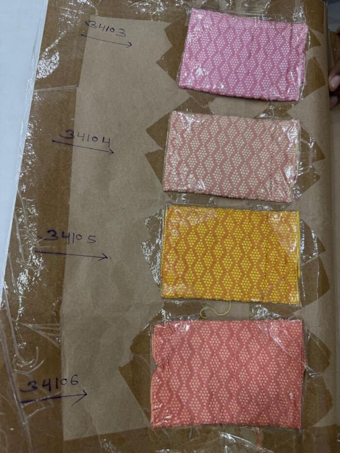 KashiFab silk jacquard fabric yardage - Banarasi silk fabric design wholesale
