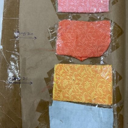 KashiFab silk jacquard fabric yardage - Banarasi silk fabric design wholesale