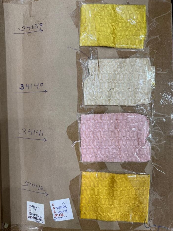 KashiFab silk jacquard fabric yardage - Banarasi silk fabric design wholesale