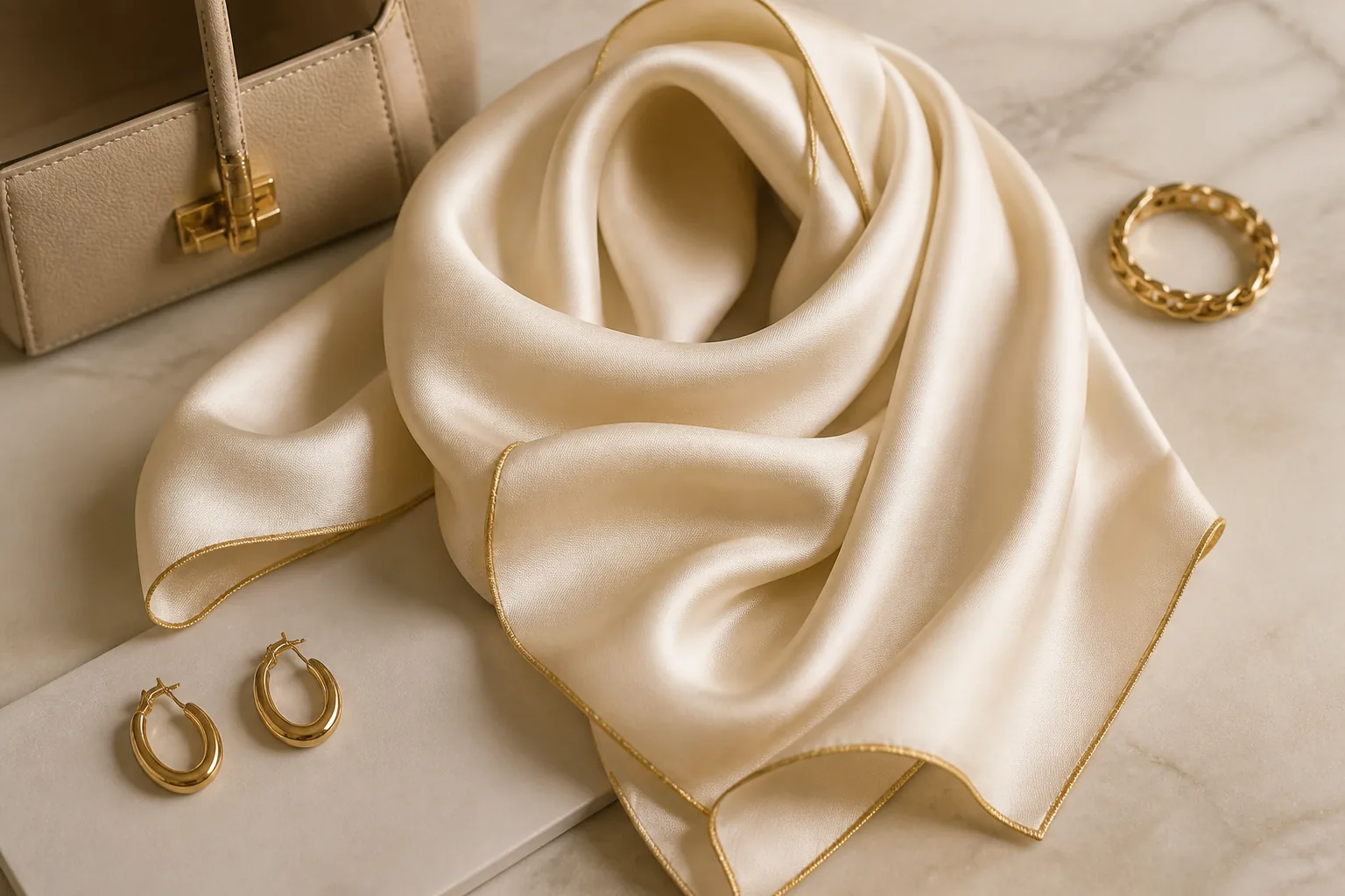 KashiFab luxury silk twill accessories