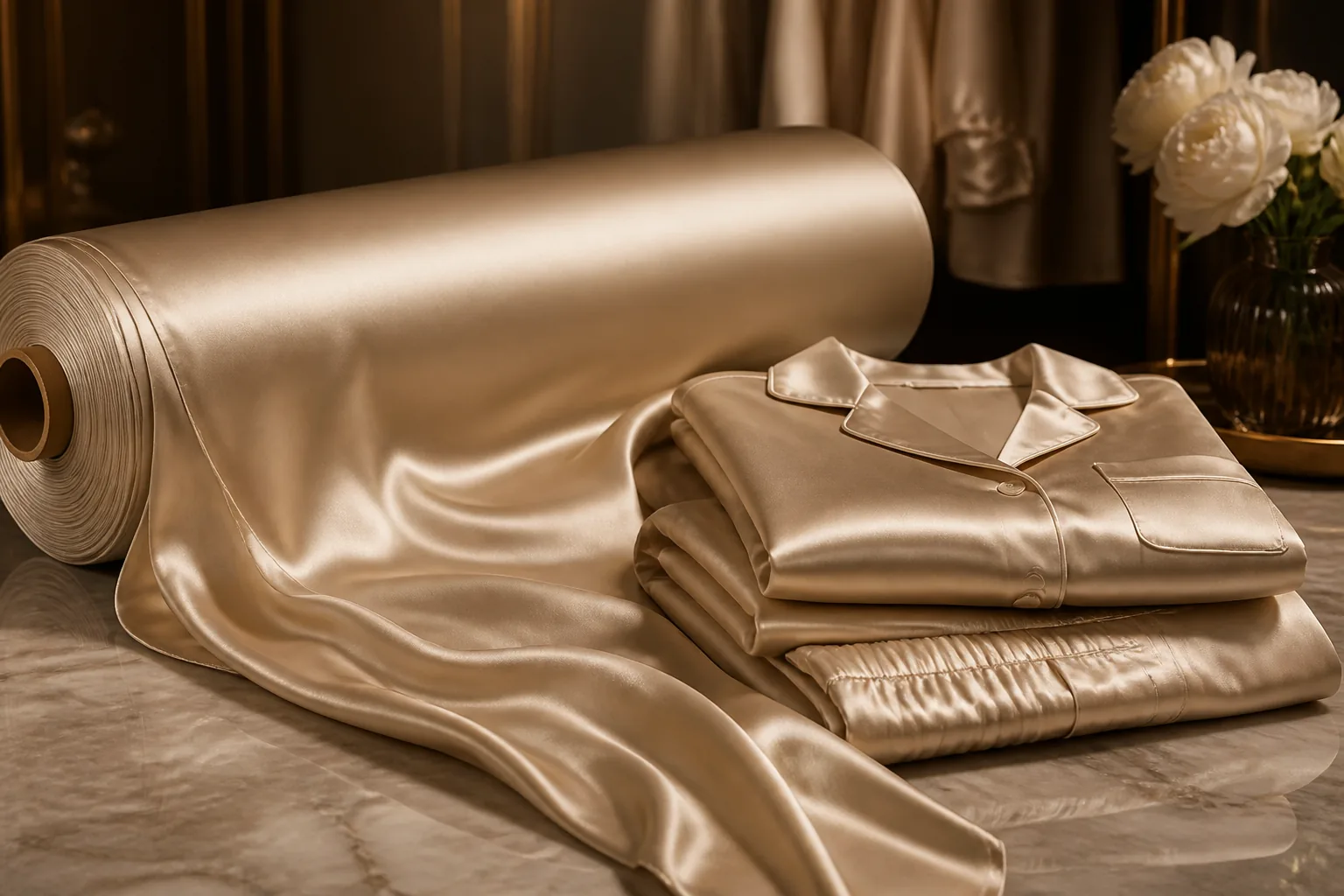 KashiFab luxury silk sleepwear for British brands