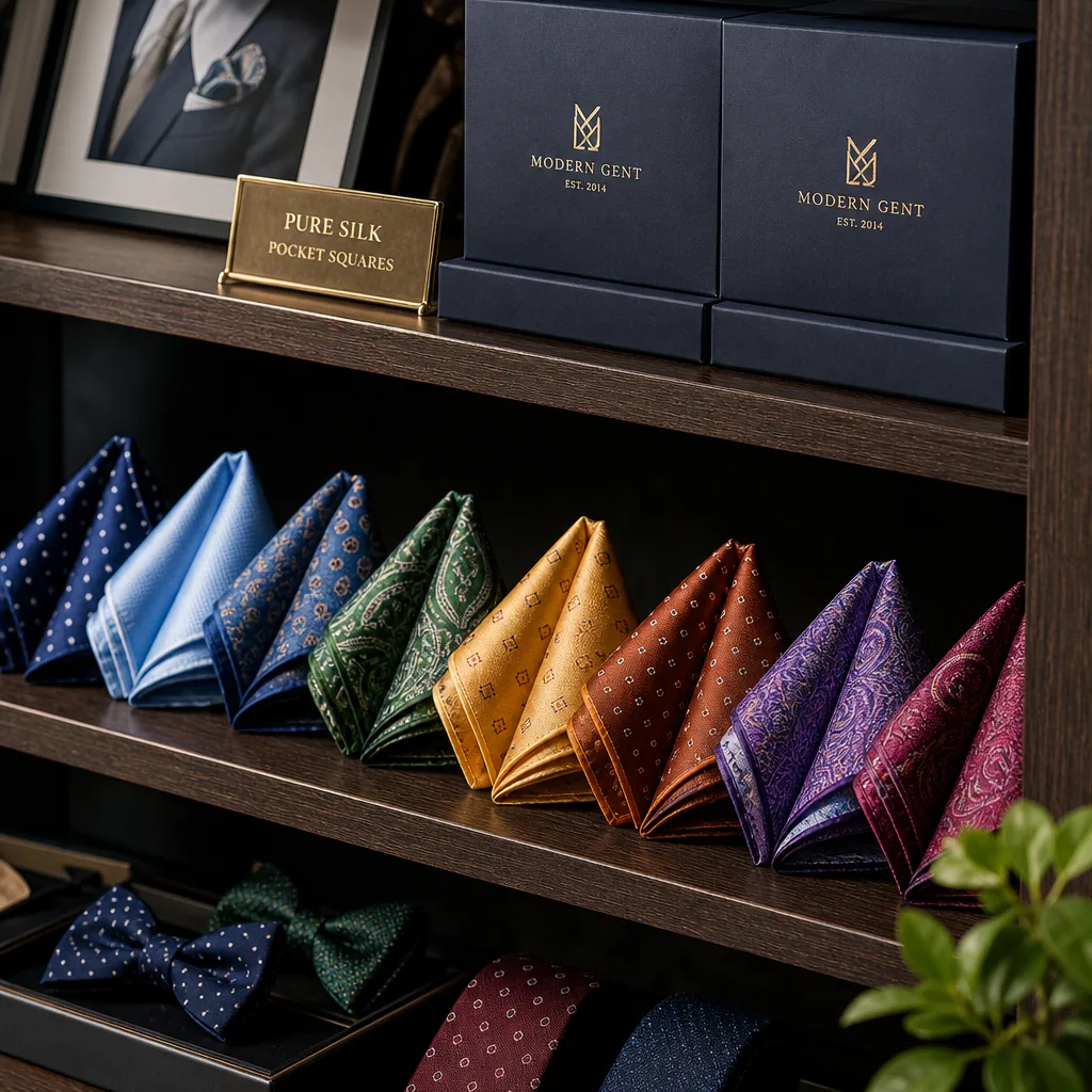 KashiFab Boutique accessories for German pocket squares