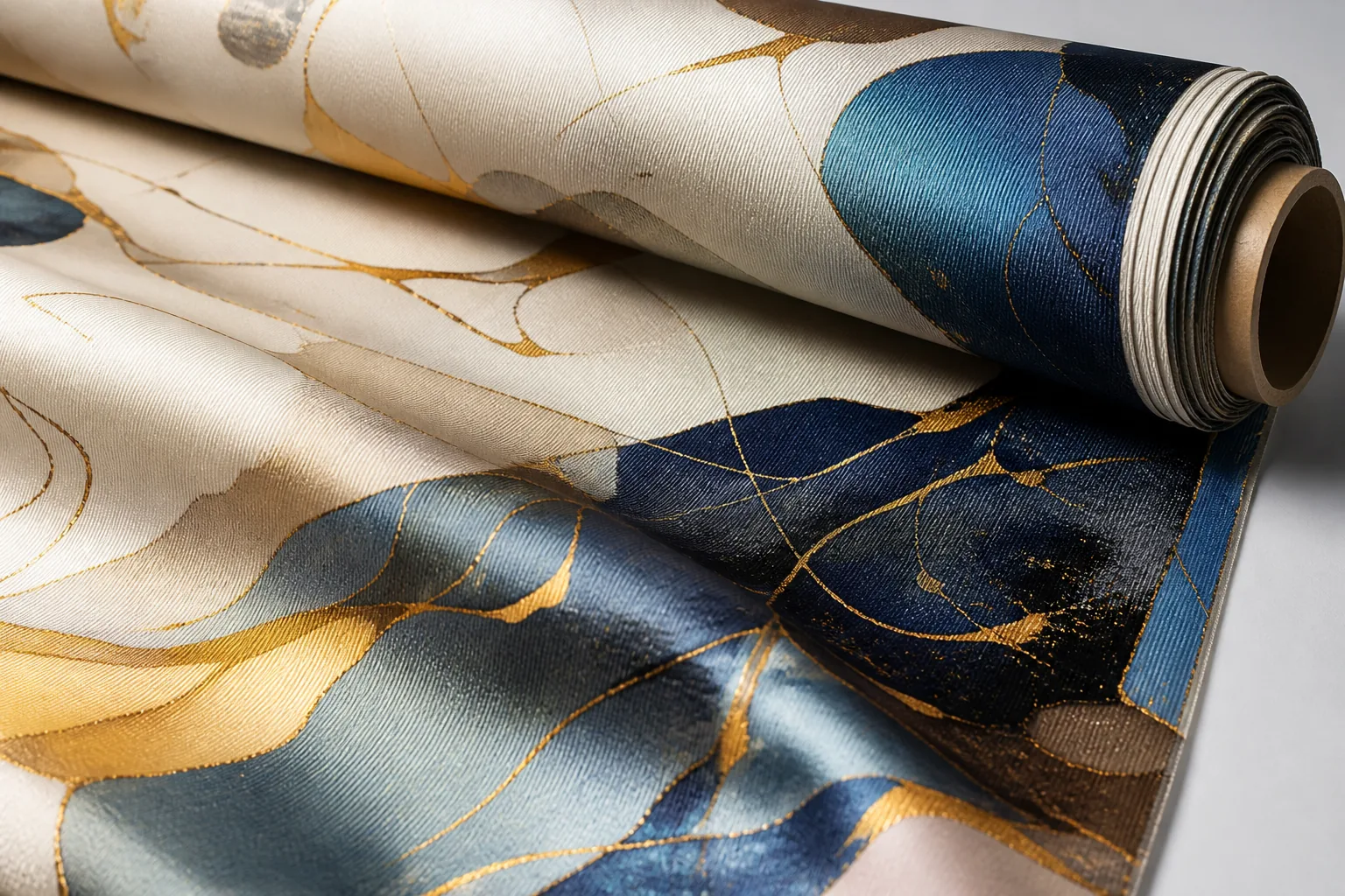 KashiFab custom printed silk twill scarf fabric for British fashion brands