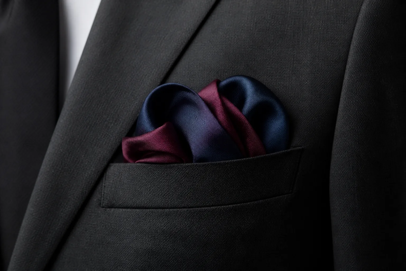 Silk pocket square fabric for German menswear brands - KashiFab pocket square fabric and custom programmes