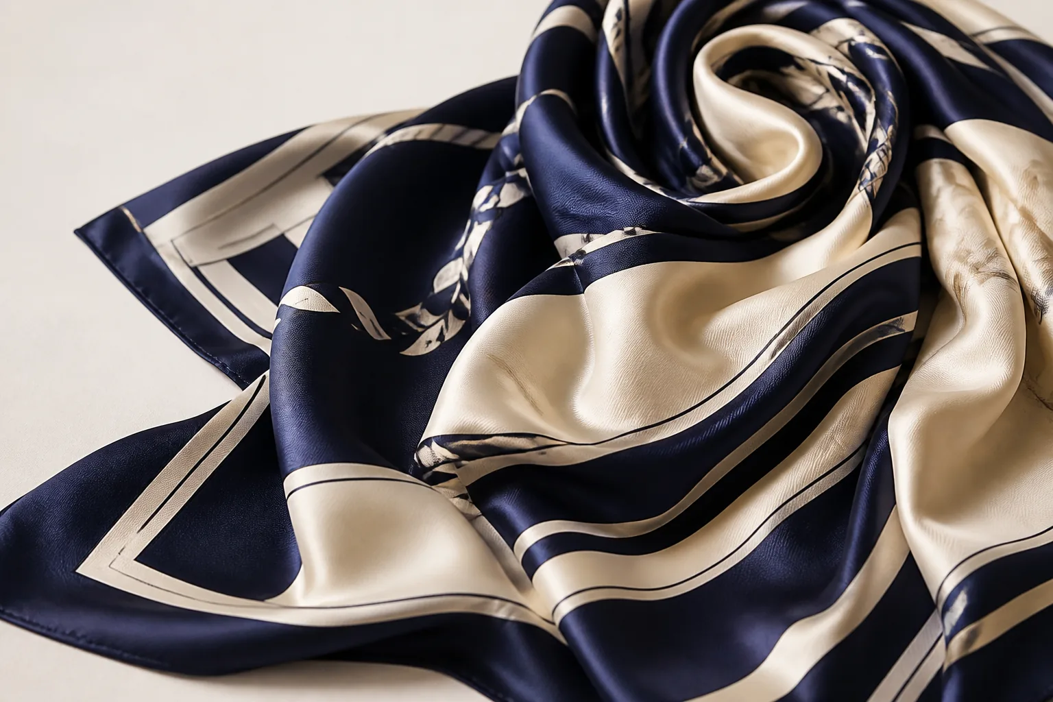 KashiFab silk twill fabric for British scarf brands - diagonal rib weave and custom programmes
