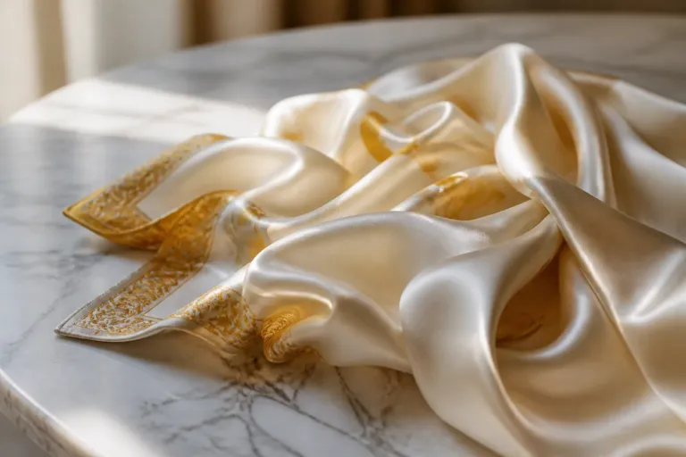 KashiFab Premium Silk Scarf Fabric Supplier France - Banaras silk fabric online