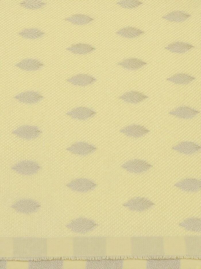 KashiFab Pale Yellow Fancy Jaicot Blouse Fabric - CHO 22688