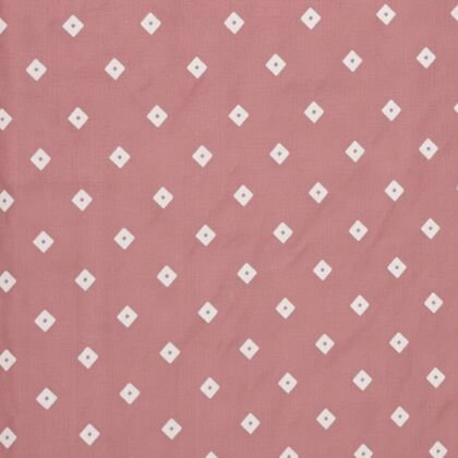 KashiFab Dusty Rose Chanderi Silk Blouse Fabric - CHO 235