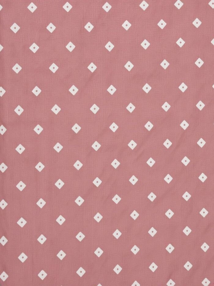 Dusty Rose Chanderi Silk Blouse Fabric - CHO 235 KashiFab Dusty Rose Chanderi Silk Blouse Fabric - CHO 235