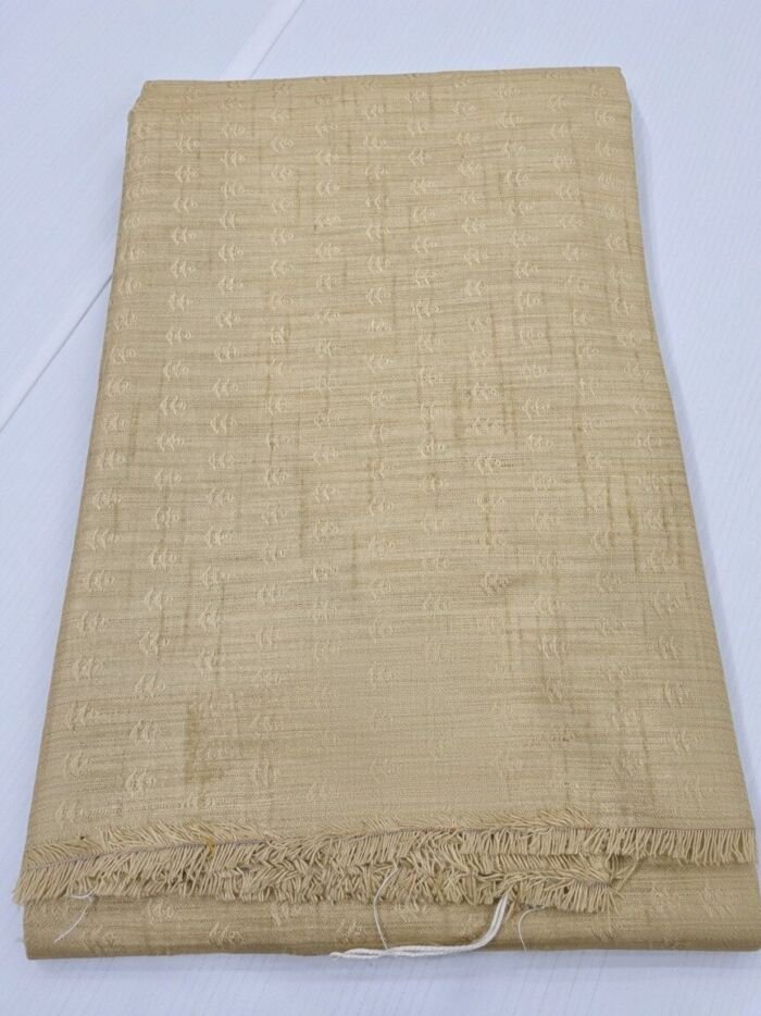 Champagne Fancy Jaicot Blouse Fabric - CHO 32300 KashiFab Champagne Fancy Jaicot Blouse Fabric - CHO 32300