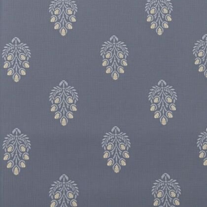 KashiFab Grey Resham Staple Brocade Blouse Fabric - CHO 3555