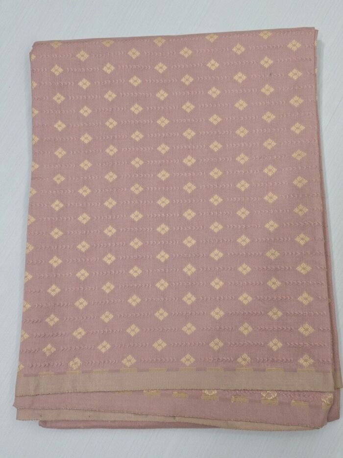Dusty Rose Gold Diamond Buti Blouse Fabric - CHO 4125 KashiFab Dusty Rose Gold Diamond Buti Blouse Fabric - CHO 4125