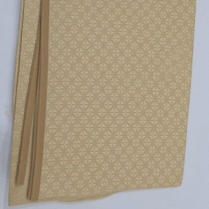 KashiFab Golden Beige Resham Staple Jaicot Blouse Fabric - CHO 43360