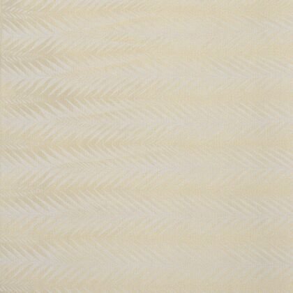 KashiFab Cream Chevron Zari Silk Blouse Fabric - CHO 62008