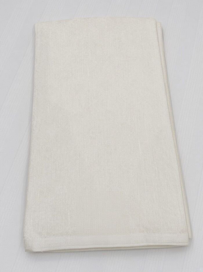 KashiFab Cream Linen Brocade Blouse Fabric - CHO 6204
