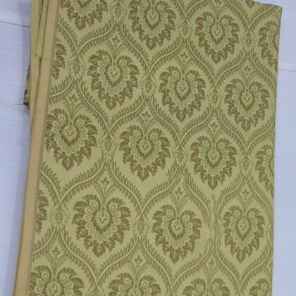 KashiFab Lime Olive Sartan Brocade Blouse Fabric - CHO 751