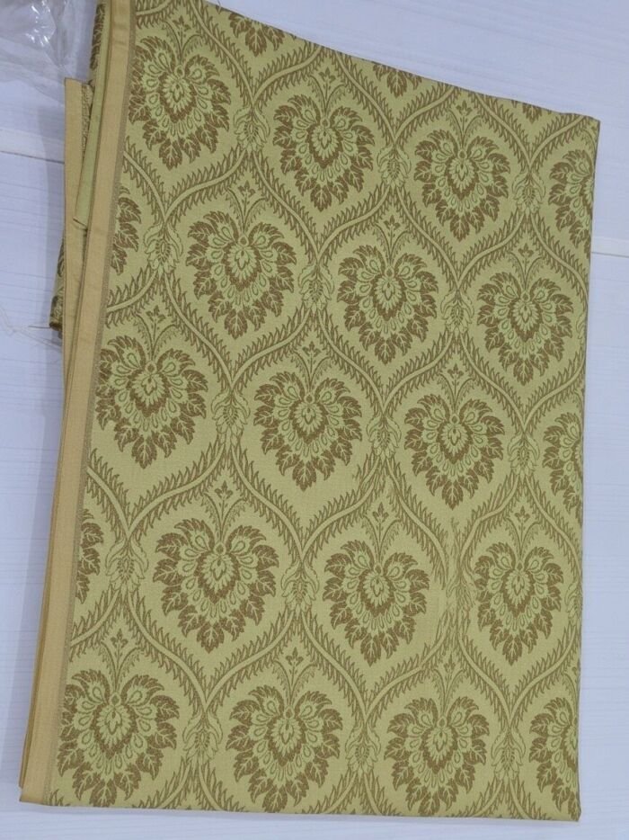 Lime Olive Sartan Brocade Blouse Fabric - CHO 751 KashiFab Lime Olive Sartan Brocade Blouse Fabric - CHO 751