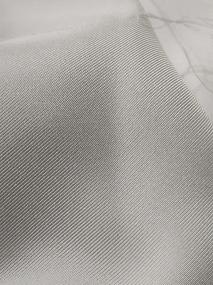 KashiFab CHO Off White Silk Twill Face KashiFab CHO Off White Silk Twill Face - silk twill fabric Varanasi wholesale