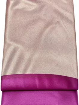 KashiFab Beige Tissue with Purple Contrast Banarasi Brocade Fabric - Banarasi brocade fabric Varanasi wholesale export
