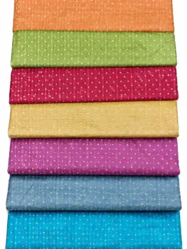 KashiFab Mini Gold Buti Banarasi Brocade Fabric - Banarasi brocade fabric Varanasi wholesale export