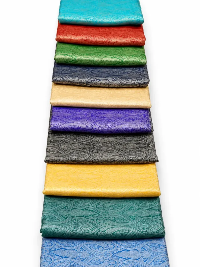 KashiFab Self Brocade Colour Range Fabric KashiFab Self Brocade Colour Range Fabric - Banarasi brocade fabric Varanasi wholesale export