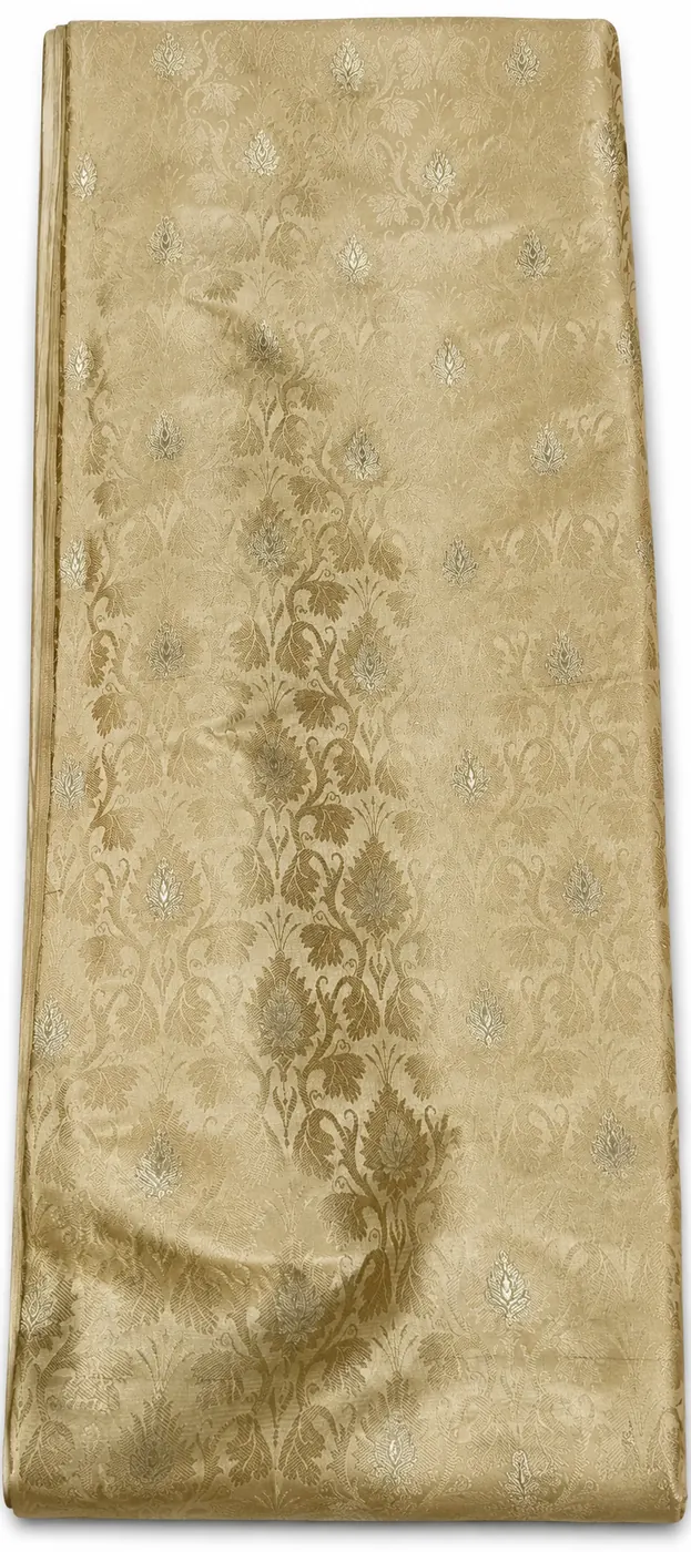 KashiFab Gold Jaal Banarasi Brocade Fabric KashiFab Gold Jaal Banarasi Brocade Fabric - Banarasi brocade fabric Varanasi wholesale export