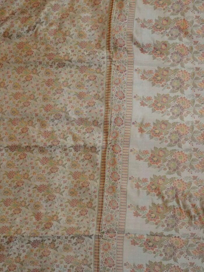 KashiFab Burnt Orange Banarasi Silk Saree 1 KashiFab Burnt Orange Banarasi Silk Saree online - authentic Varanasi Banarasi silk saree
