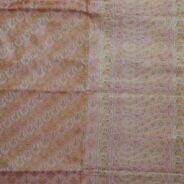 KashiFab Burnt Orange Banarasi Silk Saree online - authentic Varanasi Banarasi silk saree