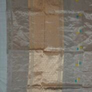 KashiFab Burnt Orange Banarasi Silk Saree online - authentic Varanasi Banarasi silk saree