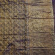 KashiFab Burnt Orange Banarasi Silk Saree online - authentic Varanasi Banarasi silk saree