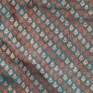 KashiFab Burnt Orange Banarasi Silk Saree online - authentic Varanasi Banarasi silk saree - detail view 2