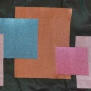 KashiFab Burnt Orange Banarasi Silk Saree online - authentic Varanasi Banarasi silk saree - detail view 2