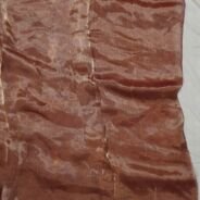 KashiFab Burnt Orange Banarasi Silk Saree online - authentic Varanasi Banarasi silk saree - detail view 2