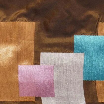 KashiFab Burnt Orange Banarasi Silk Saree online - authentic Varanasi Banarasi silk saree - detail view 2