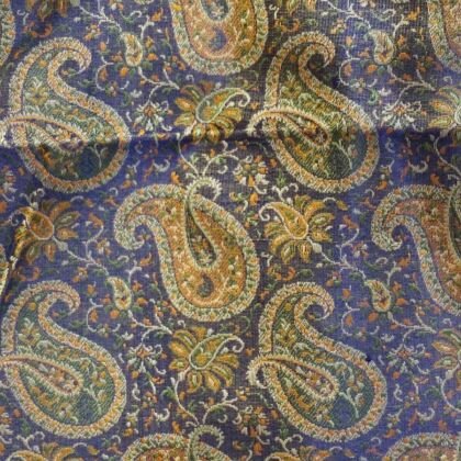 KashiFab Burnt Orange Banarasi Silk Saree online - authentic Varanasi Banarasi silk saree - detail view 2