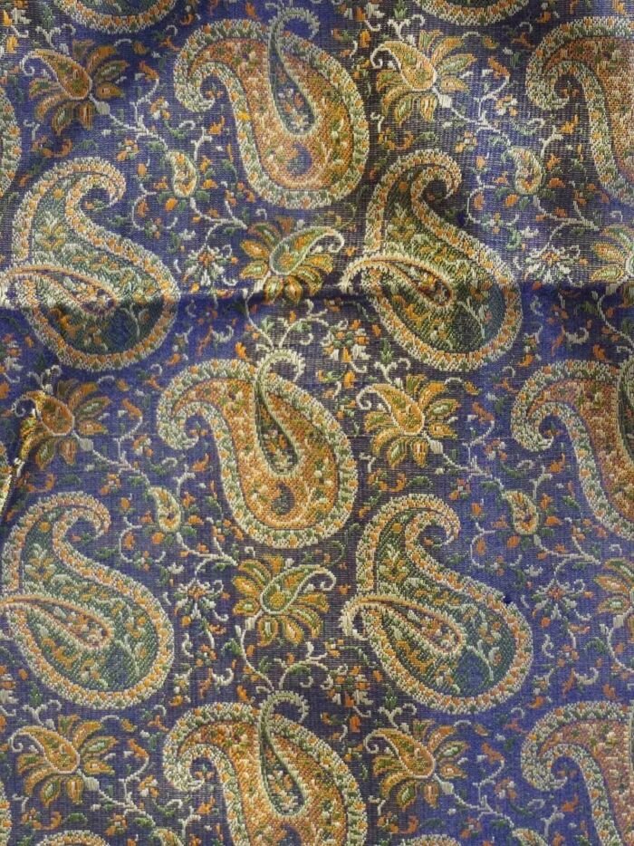 KashiFab Burnt Orange Banarasi Silk Saree 2 KashiFab Burnt Orange Banarasi Silk Saree online - authentic Varanasi Banarasi silk saree - detail view 2